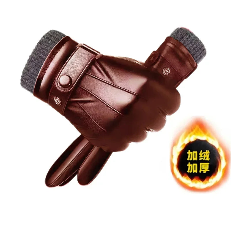 Gants Cuir Hiver
