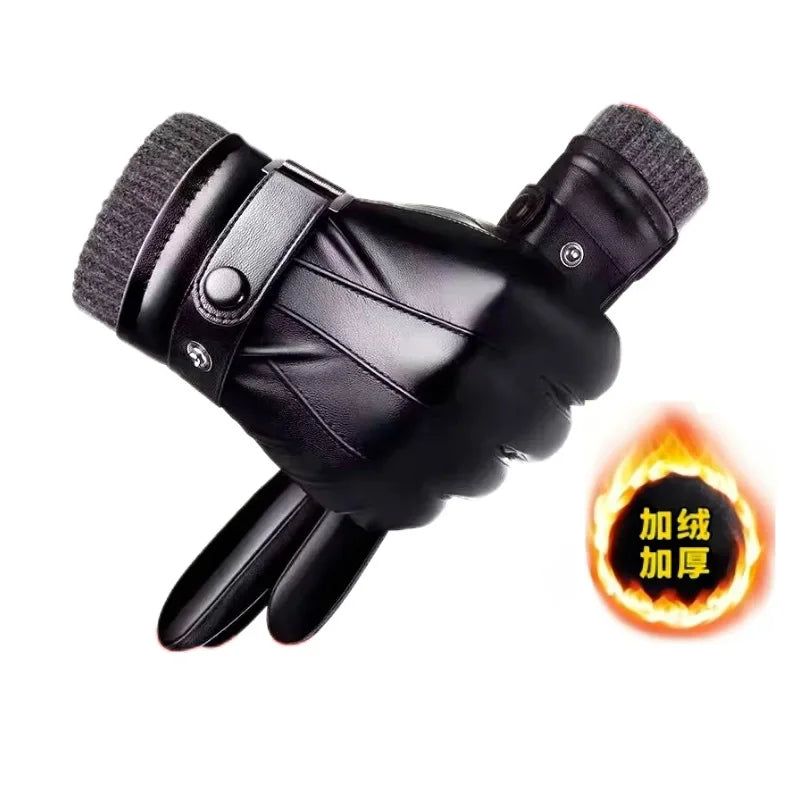 Gants Cuir Hiver