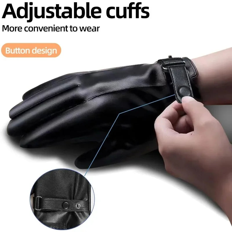Gants Cuir Hiver