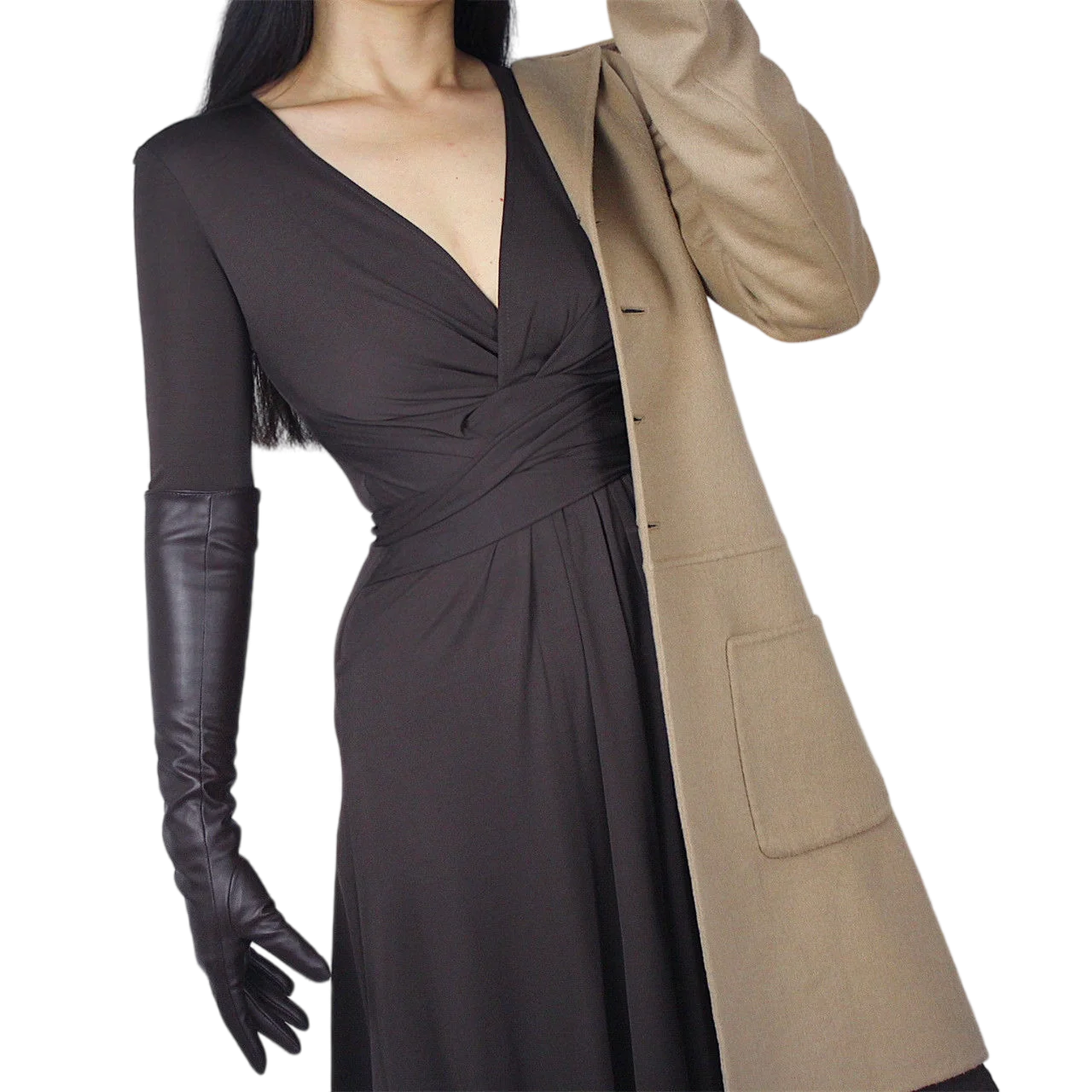 Gants Cuir Oversize