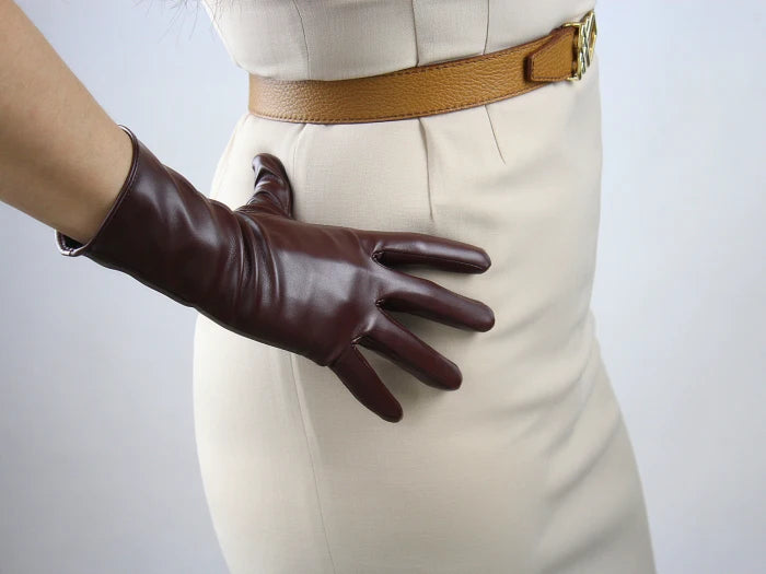Gants Cuir Oversize