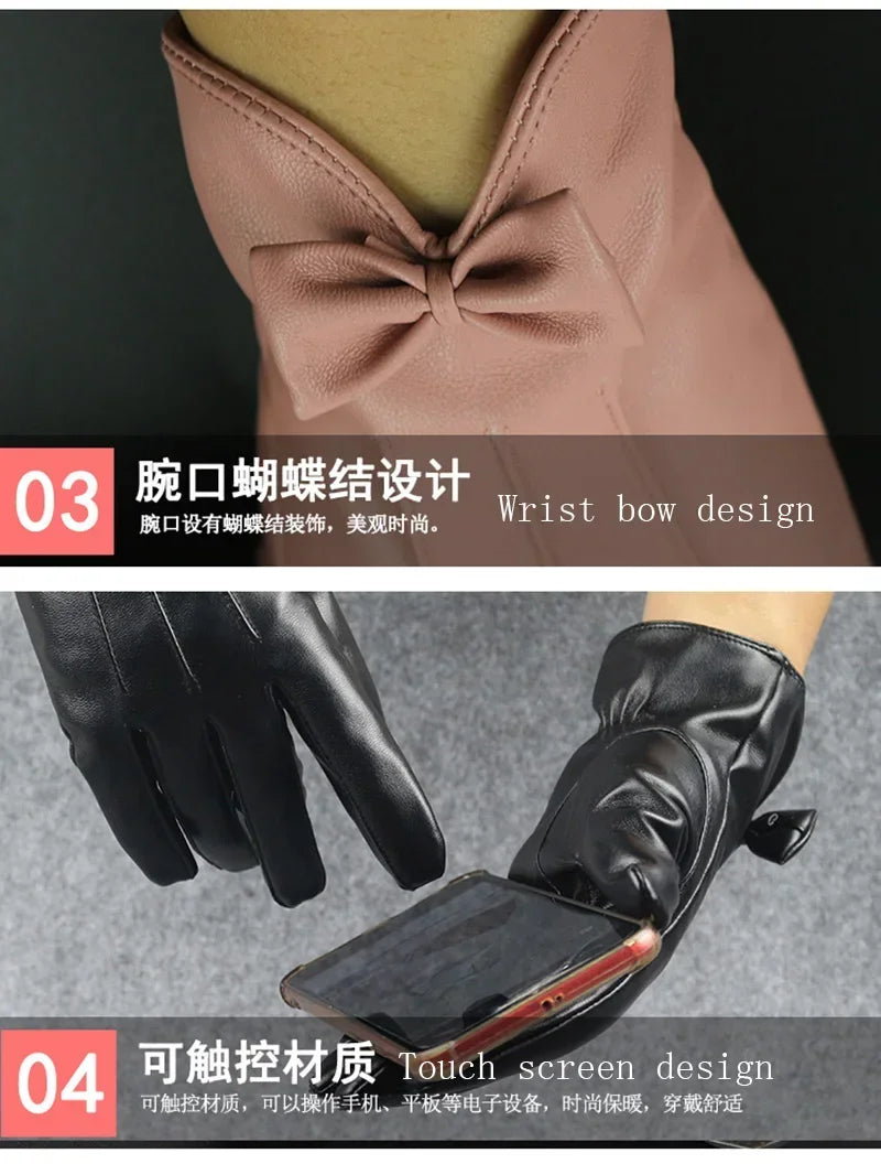 Gants Cuir Femme
